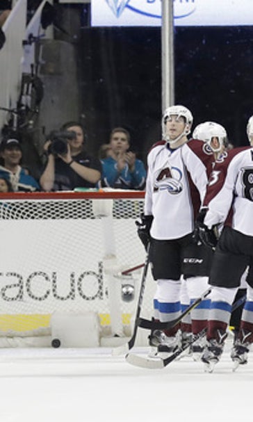 Schlemko's OT goal leads Sharks past Avalanche 3-2 (Jan 21, 2017)